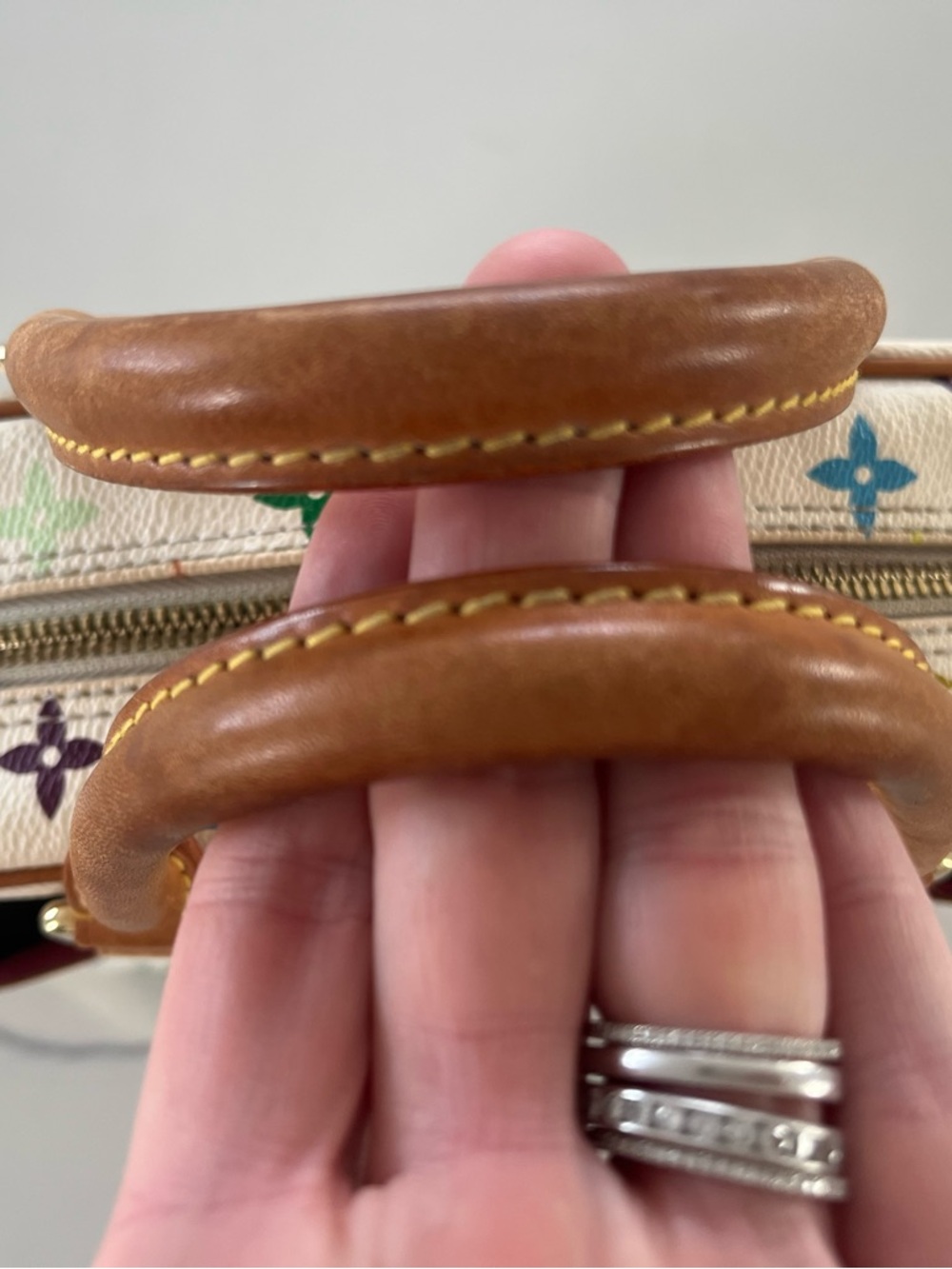 Louis Vuitton x Takashi Murakami Multicolore Trouville - Blanc - Picture 15 of 15